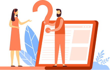 Online Support Illustration